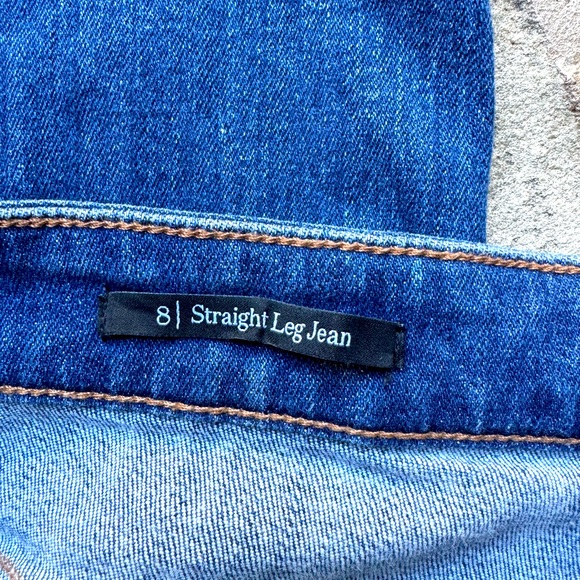 Talbots, Straight Leg, Blue, Jeans, Size 8 - Picture 4 of 4